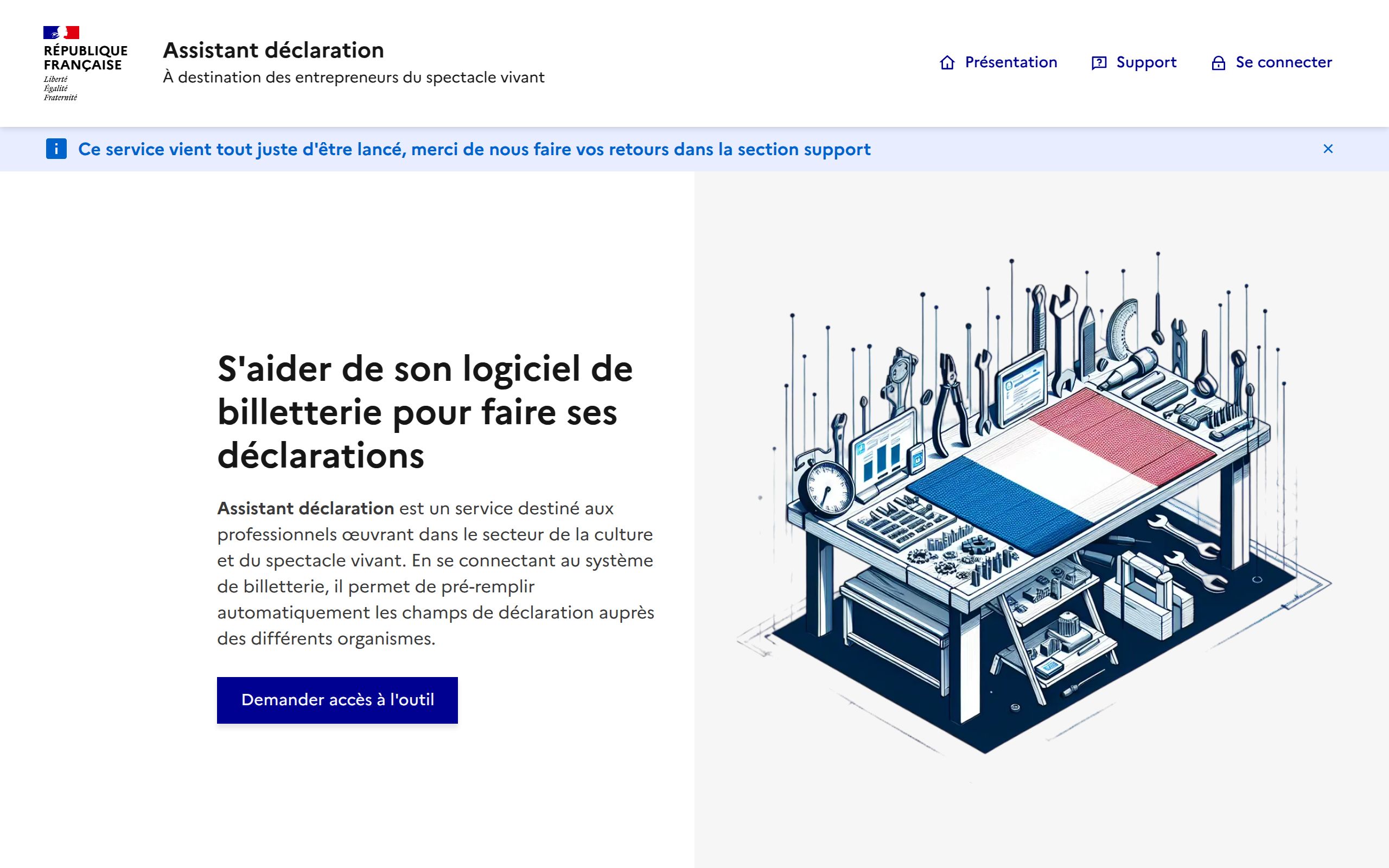 Copie d'écran de https://assistant-declaration.beta.gouv.fr