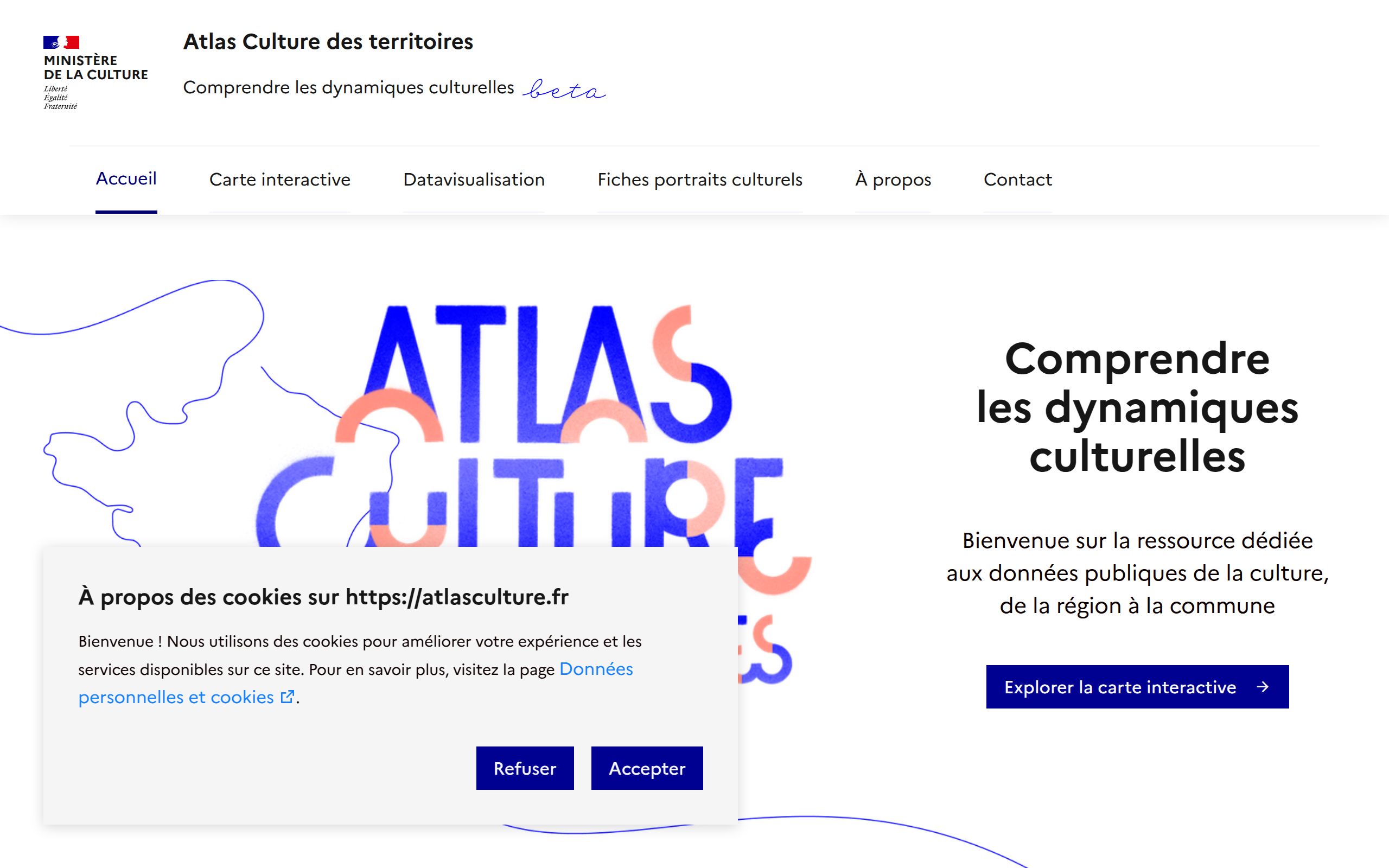 Copie d'écran de https://atlasculture.fr/